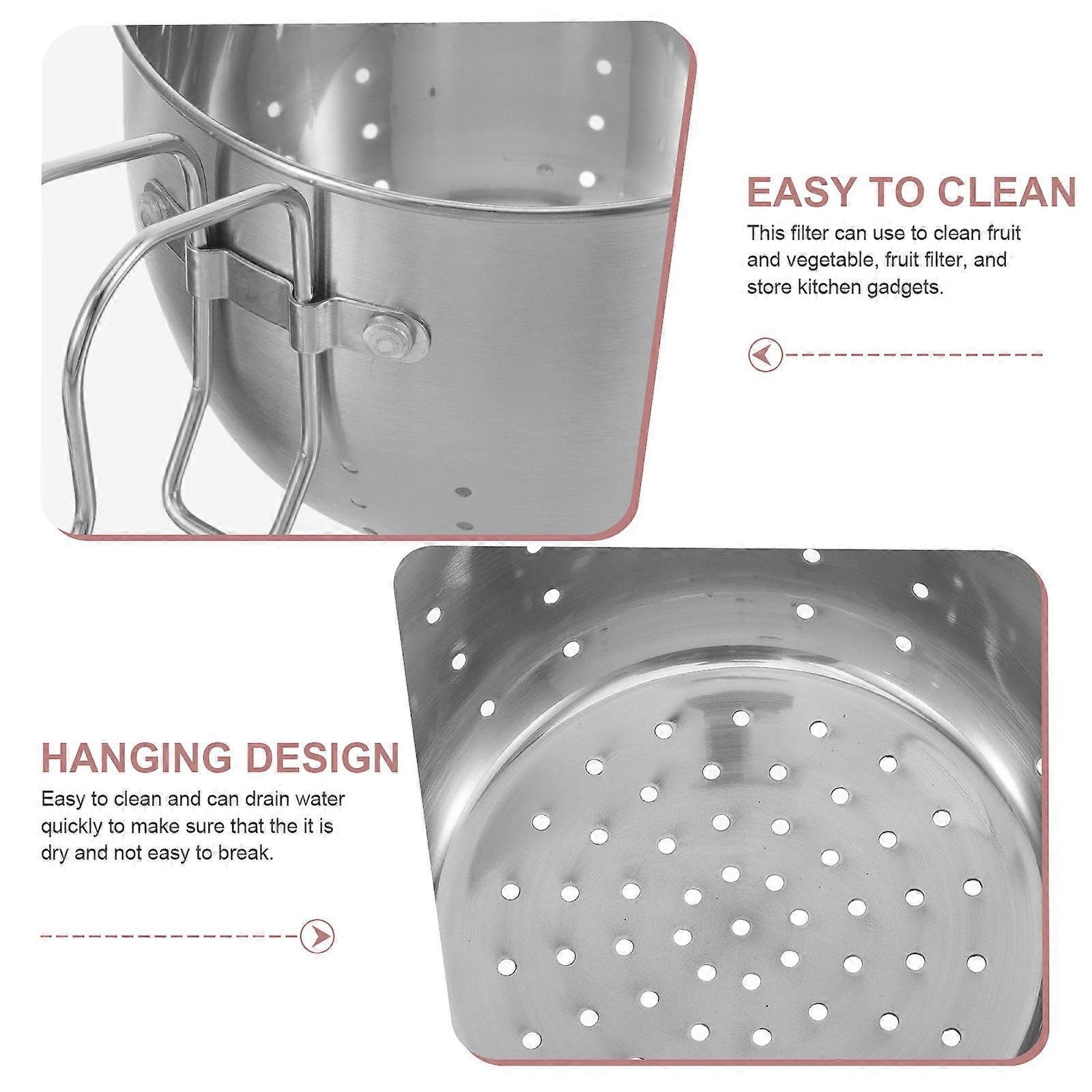 Kitchen Sink Strainer Stainless Steel Multi-Function Drain Strainer for Daily Use