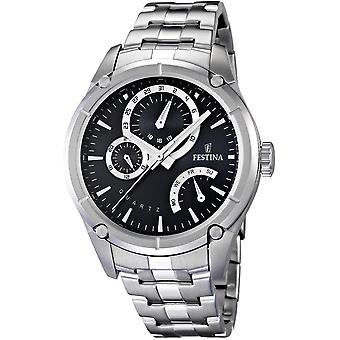 Rétro Quartz Analog Montre Homme Festina avec Bracelet en acier inoxydable F16669/3