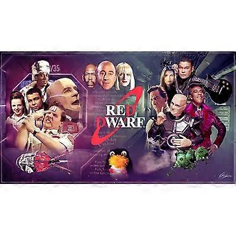 Red Dwarf, sciencefiction-puzzel, modelnummer ZRC927.