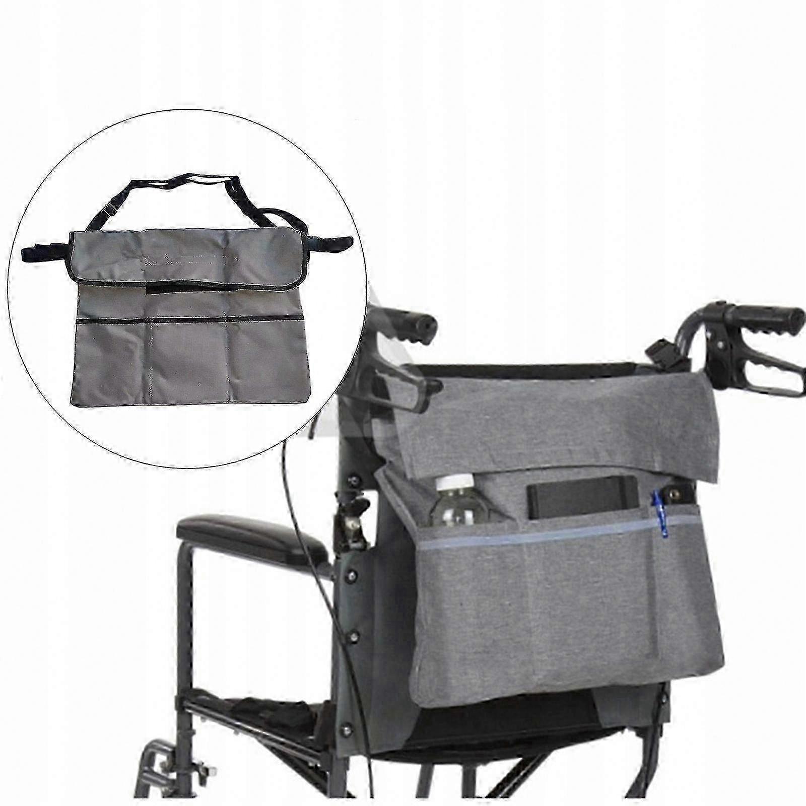 Walker Backpack Bag Compatible with Electric & Manual Walkers, 4 Pockets