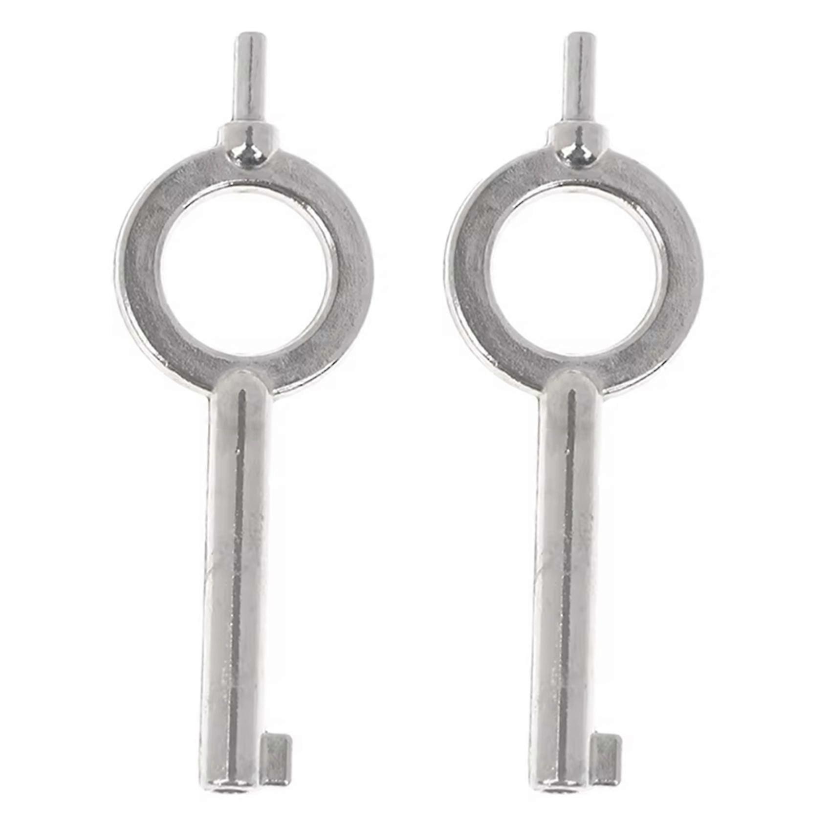 2X American Flat Key Blank Silver