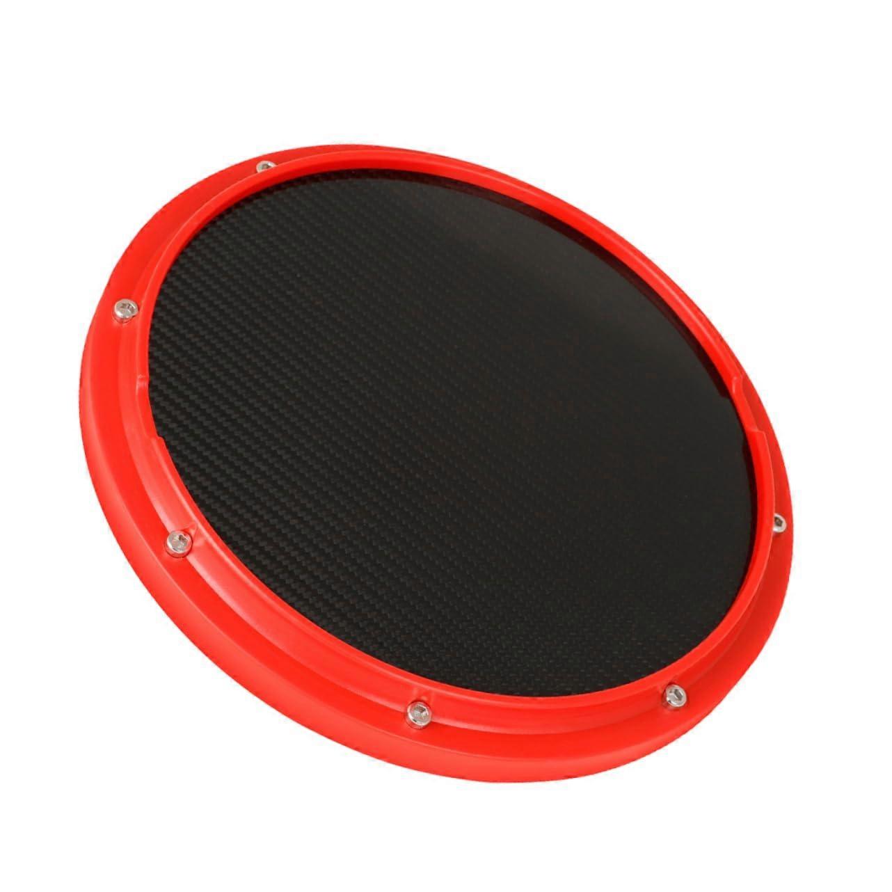 Drum Practice Pad for Beginners, Durable Red Snare Training Pad for Skill Enhancement