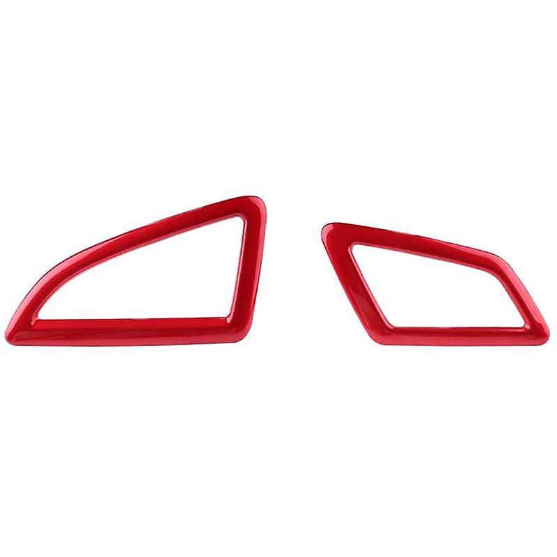 Dashboard Air Vent Wind Outlet Cover Trim Sticker for 10Th Gen Honda Civic 2016-2020 - Red