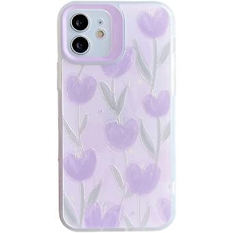 Purple Tulip Flower Phone Case For Iphone 12 Protective Cover Fashion Cute Silicone Soft Cases Compatible With Apple Iphone 12 - Clear | Fruugo QA Purple Tulip Flower Phone Case For Iphone 12 Protective Cover Fashion Cute Silicone Soft Cases Compatible With Apple Iphone 12 - Clear | Fruugo QA