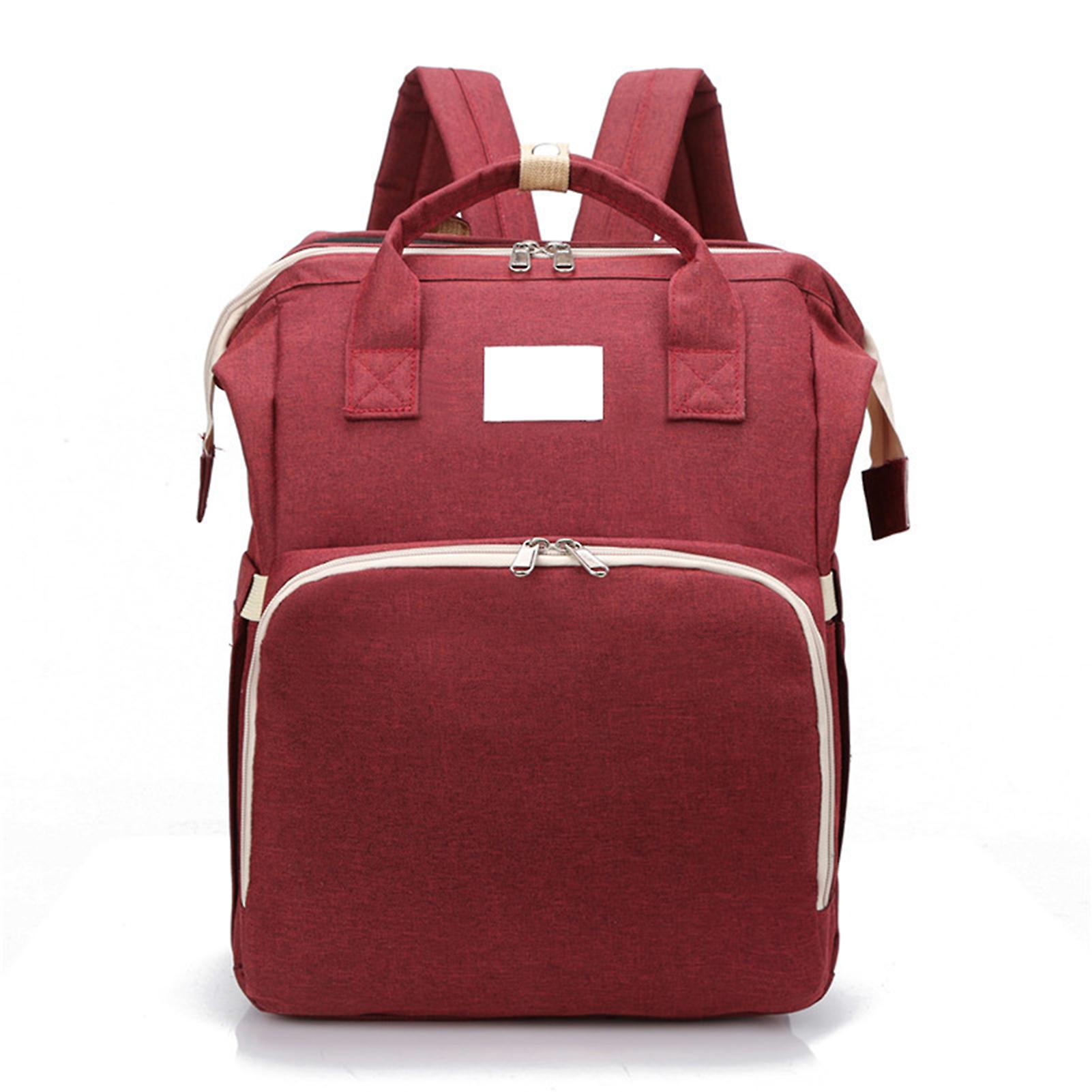 Portable Cribs Diaper Bag Backpack 3 in 1 Multifunctional Large Capacity Folding Cribs Mummy Bag For Outdoor Travel