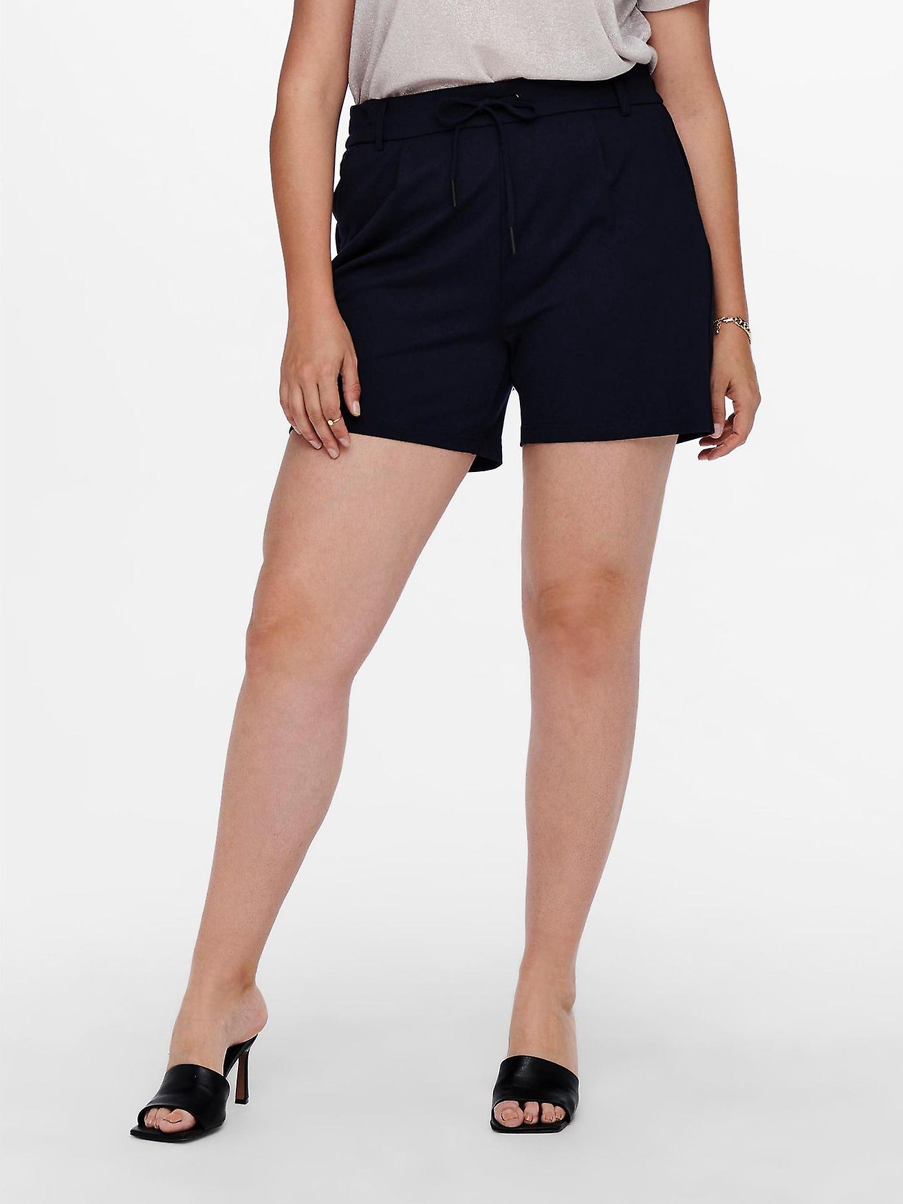 ONLY CARMAKOMA Women's Short Fabric  Pants Plus Size Bermuda Shorts CARGOLDTRASH NEW