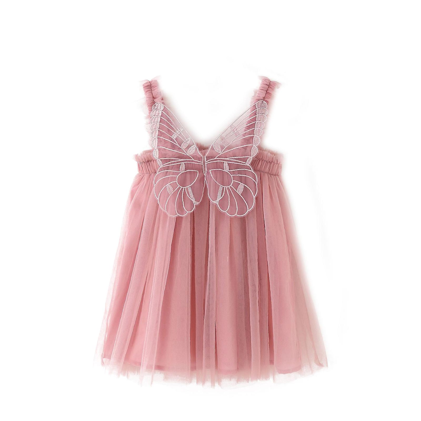 幼児の女の赤ちゃんの誕生日パーティープリンセスドレスノースリーブチュールチュチュドレス、100%新品