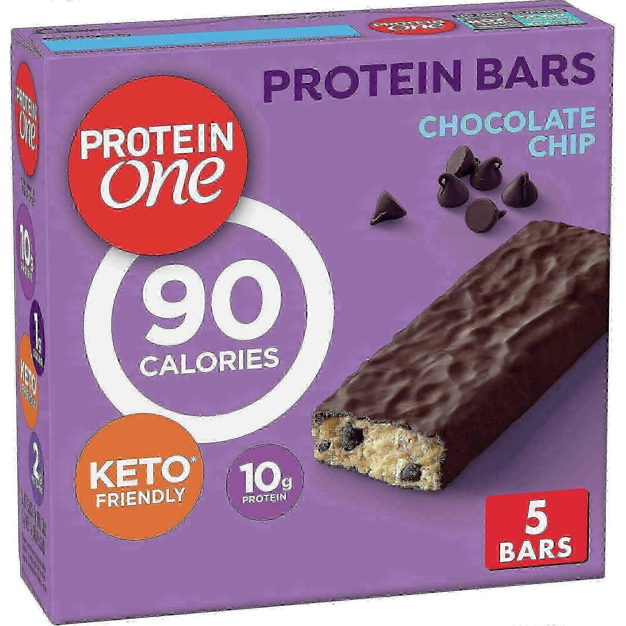 Protein One Protein Bars, Chocolate Chip, 5 Ea