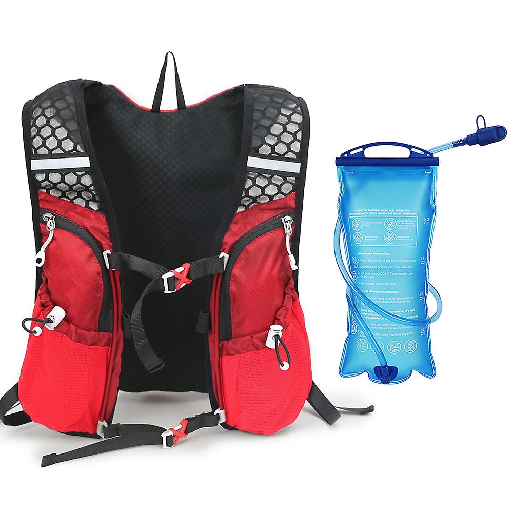 Hydration Pack With 2l Water Bladder Super Lightweight Breathable Vest