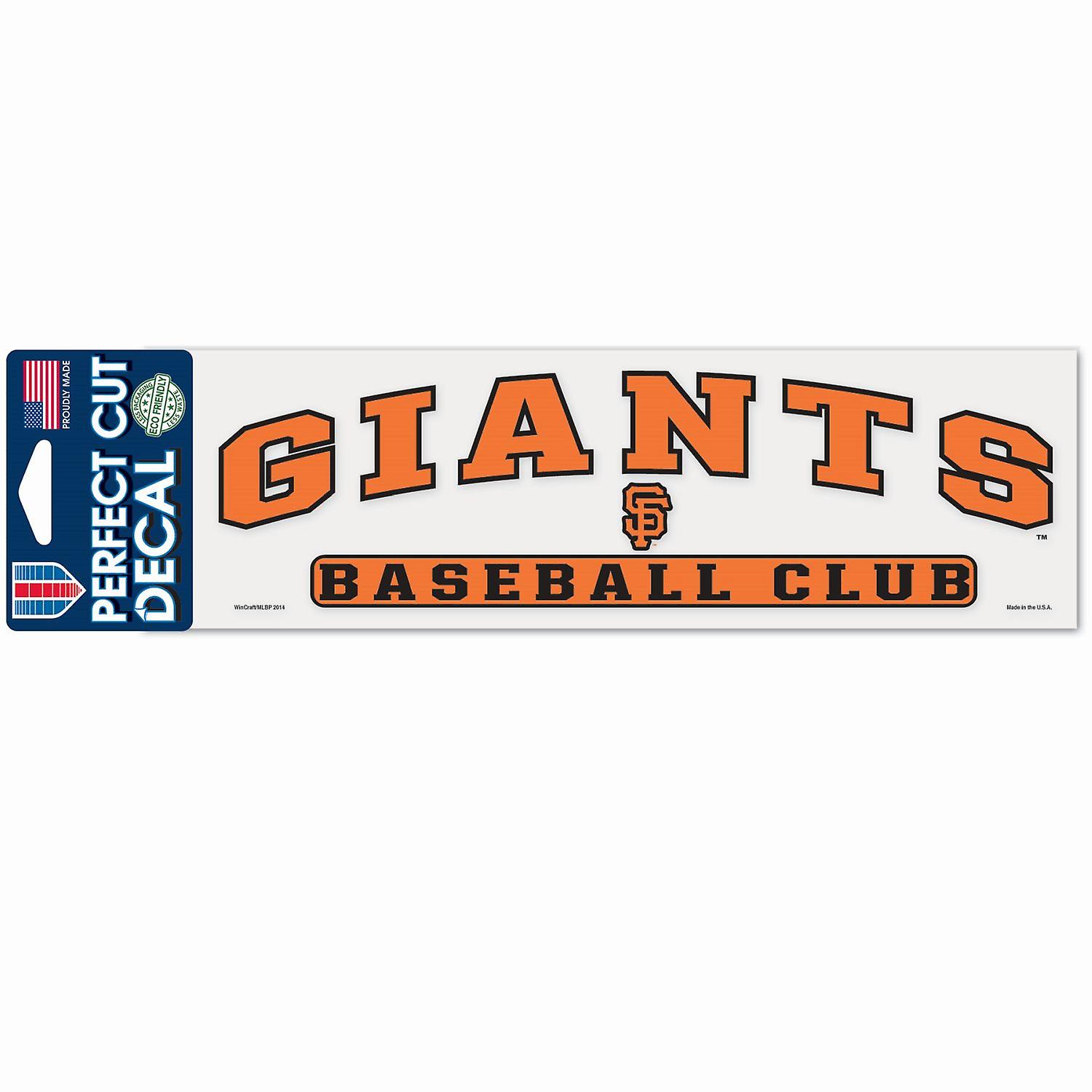 MLB Perfect Cut Αυτοκόλλητο 8x25cm San Francisco Giants