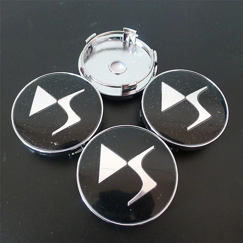 4 قطع 60 مم Ds عجلات مركز المحور قبعات ل Ds Ds3 Ds5 Ds6 Deesse Psa أنيقة شديدة التحمل جنوط السيارة غطاء Dusproof