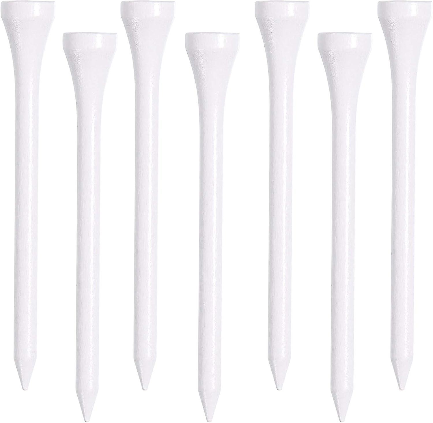 Golf Tee de plástico 70pcs (2-3/4 polegadas) Madeira Natural Golf Tee