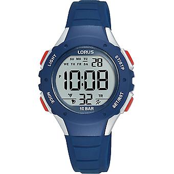 Lorus kinderen digitaal kinderhorloge met siliconen armband R2363PX9