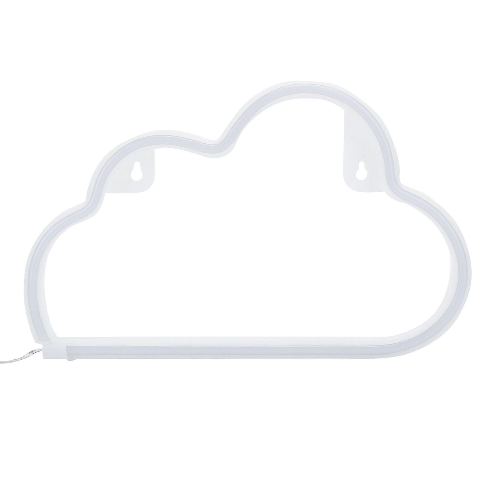 LED Neon Sign Light 18.7x29.5cm Blue USB/Battery Powered