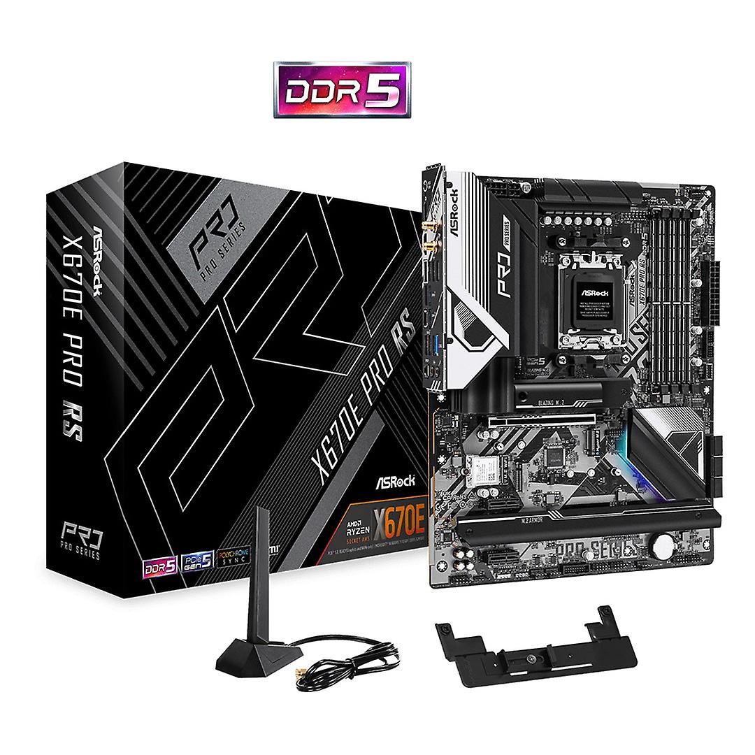 Asrock X670e Pro Rs Motherboard, Amd Socket Am5