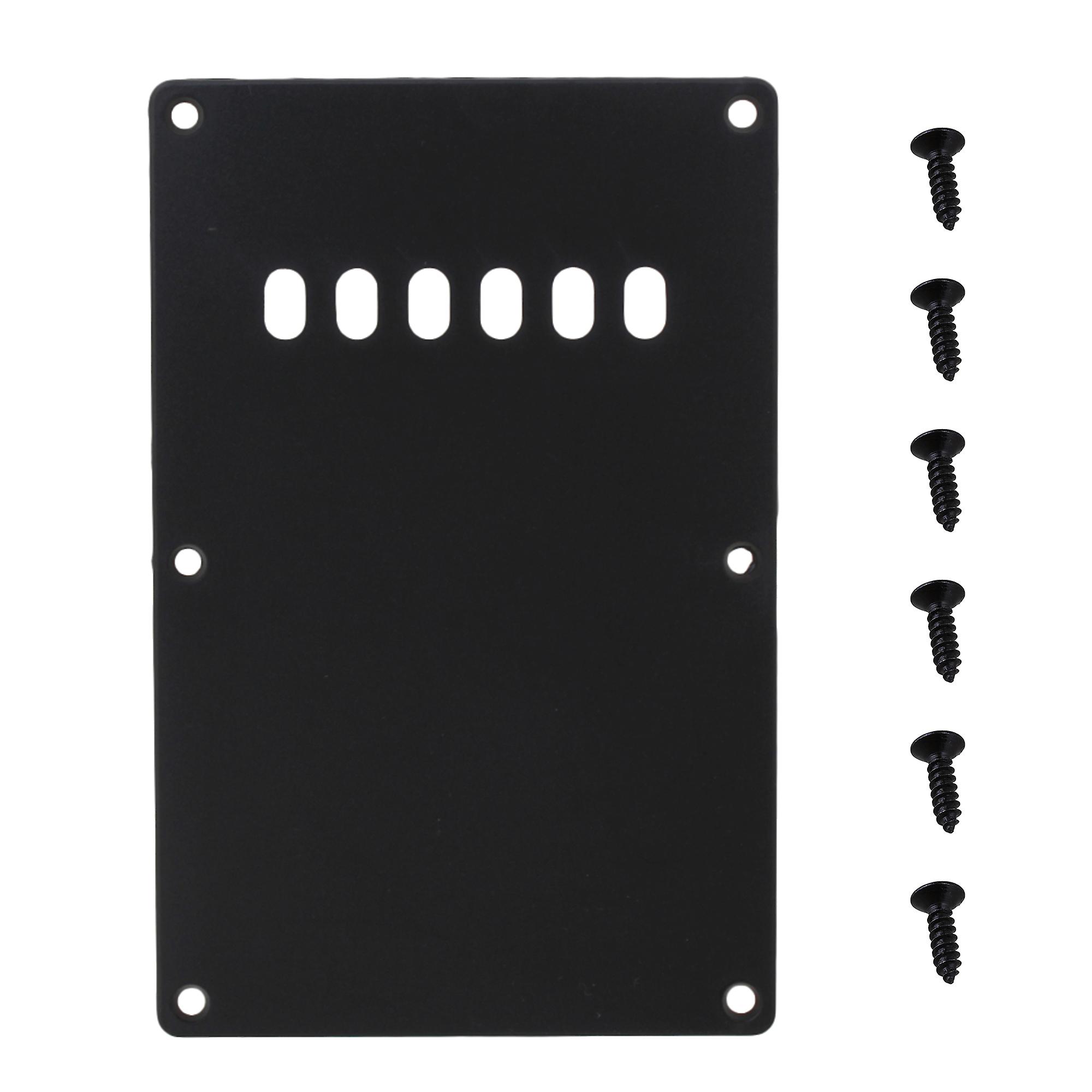 Black BACK PLATE Cavity Cover plate For Electric Guitar