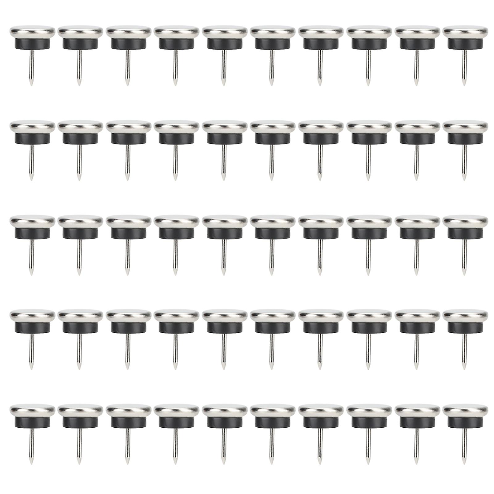Lot de 50 clous de meubles en fer épais pour canapé, chaise, protection du sol, accessoires pour la maison, 19 mm