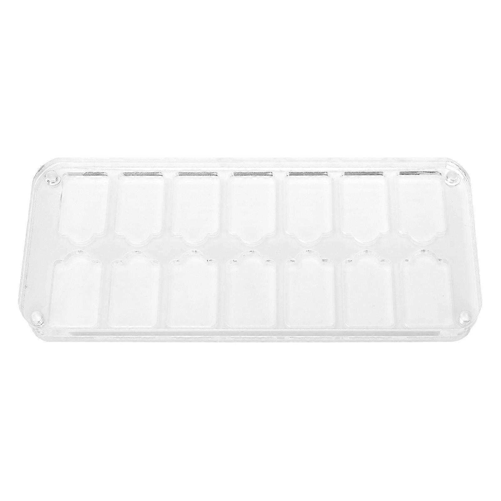 Game Card Case Transparent Acrylic Game Storage Box with 14 Slots for Switch for Lite