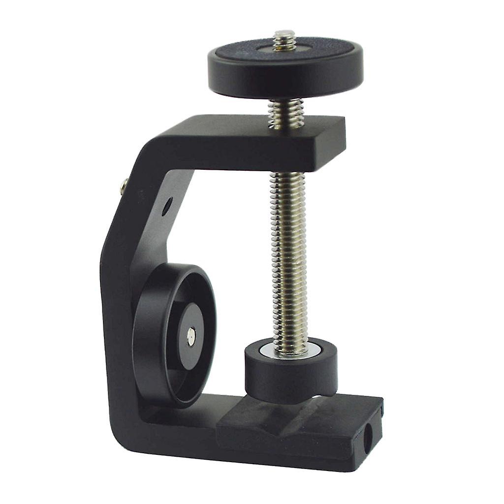 C Clamp Camera Mount Adjustable with 1/4Inch Screw Adapter for DSLR Camera