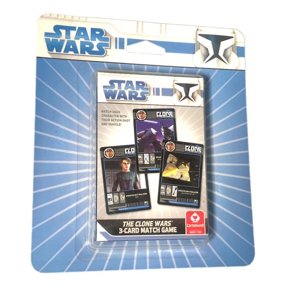Star Wars: the Clone Wars 3 Card Match Must-have Excellent Quality Blister