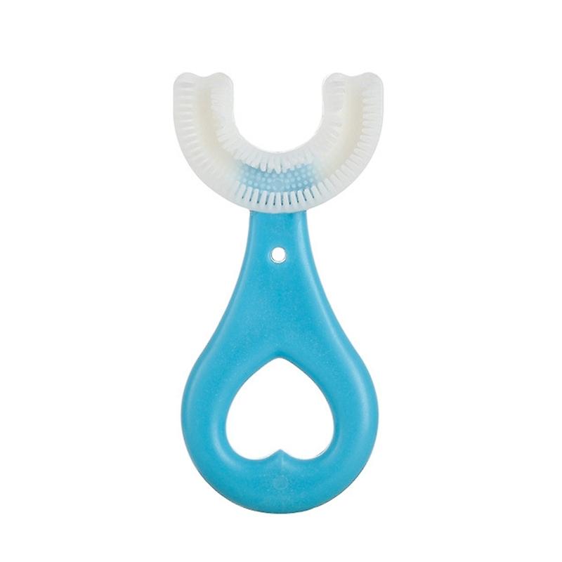U-shaped Children Baby Hand-held Soft Toothbrush
