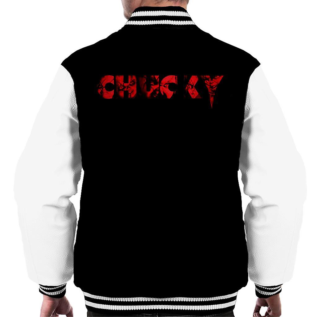 Chucky Logo Bold Face Men's Varsity Jacket