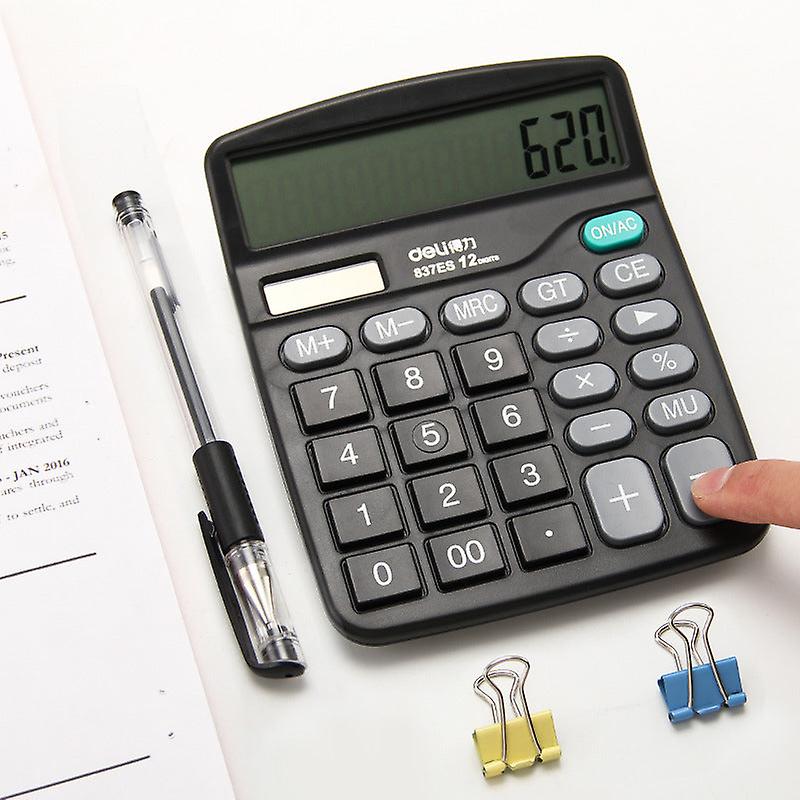 Calculatrice scientifique Bureau électronique à fonction standard de bureau pour les étudiants Alimentation solaire double n ° 20