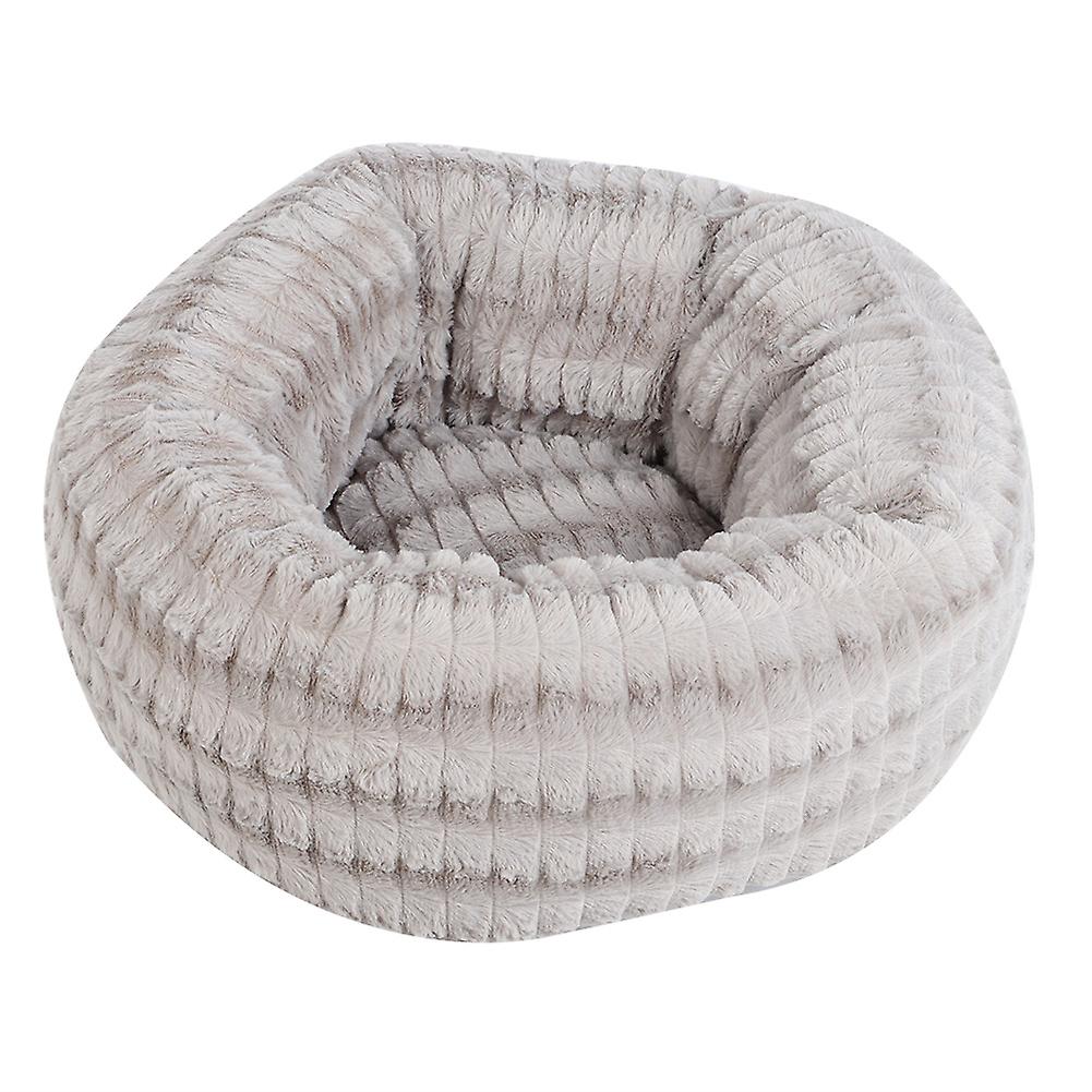 For Plush Pet Winter Comfortable Nest House Keep Warm For Cat Small Medium Size Doggray