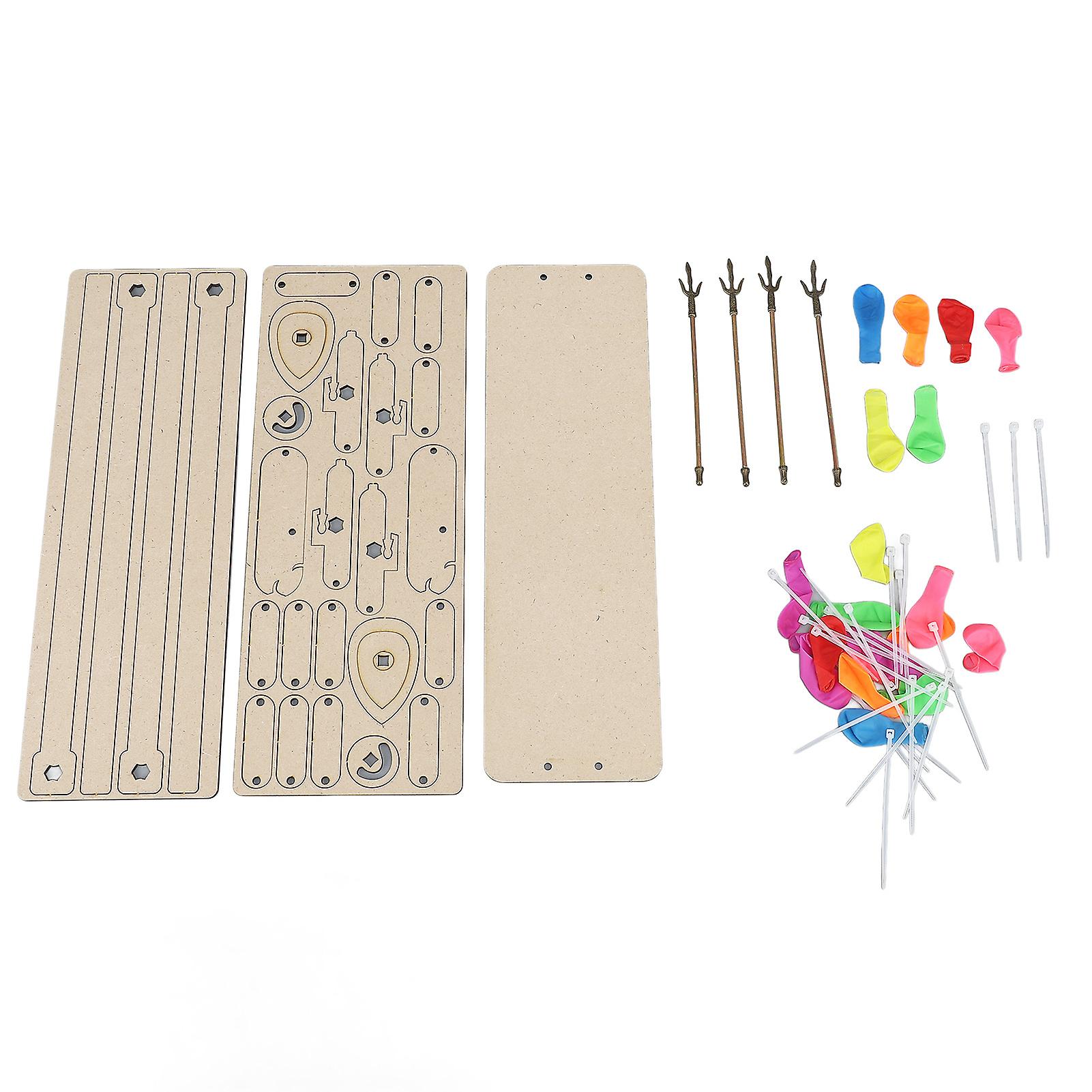 Balloon Man Battle Set Exciting Dual Player Interactive Wooden Man Fighting Games for Party