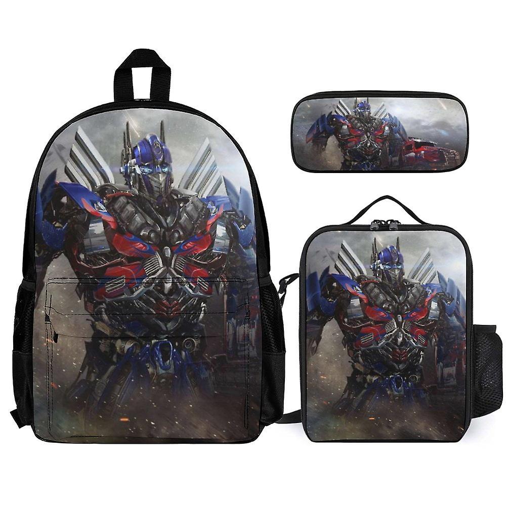 Transformers 3Pcs Backpacks Sets with Lunch Bag And Pencil Case
