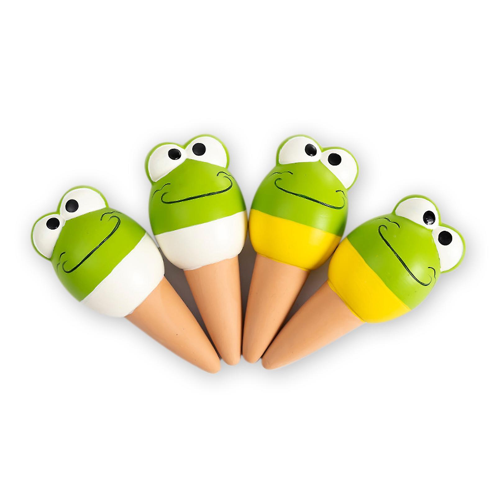 Self Watering Spike Ceramic Watering Machine Frog Shaped Garden Watering Dripping Tool
