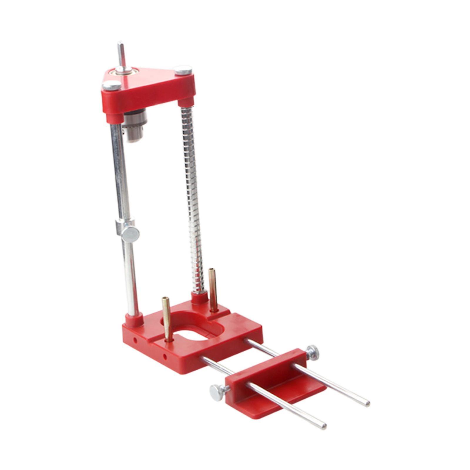 Woodworking Drill Locator Hole Drilling Template Tool for Drilling Furniture Red