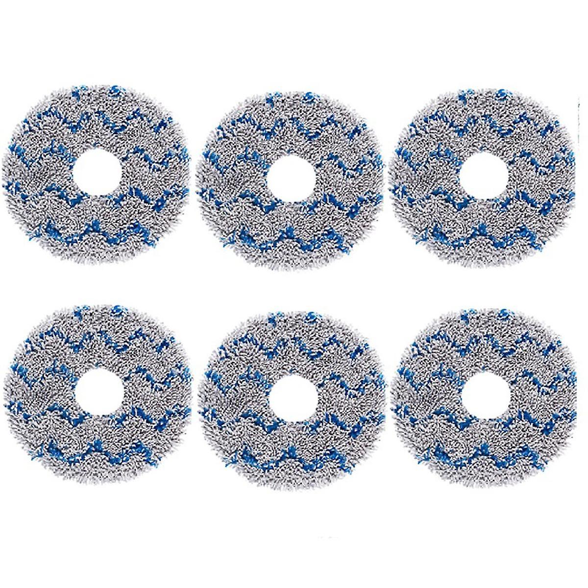 Suitable for Ecobos X5 Pro Mop Cloth Rag Dust Bag Mop Consumables Sweeping Robot Accessories 6PCS