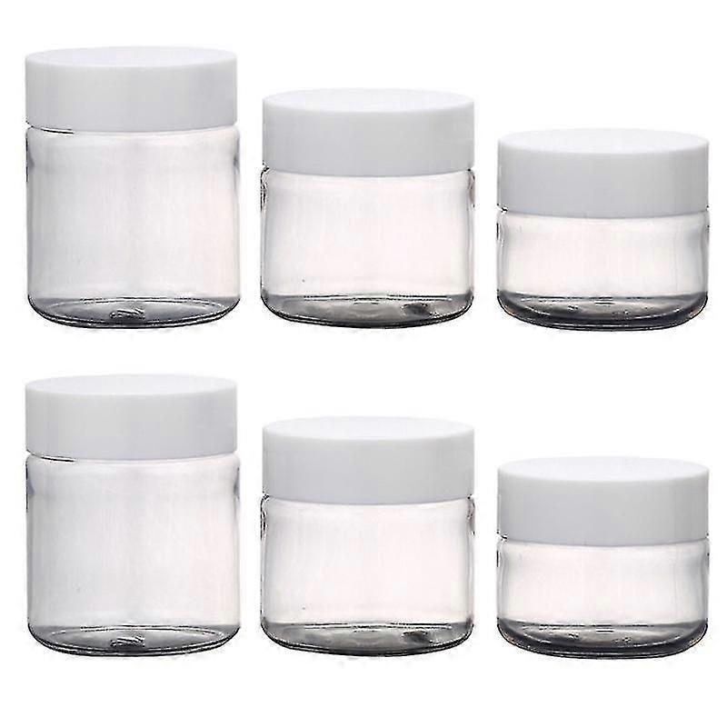 6pcs container bottle, Plastic Cosmetics Jars