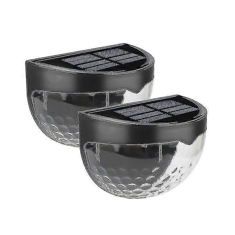 Solar Fence Post Light Wall Mounted Decorative Light, Black