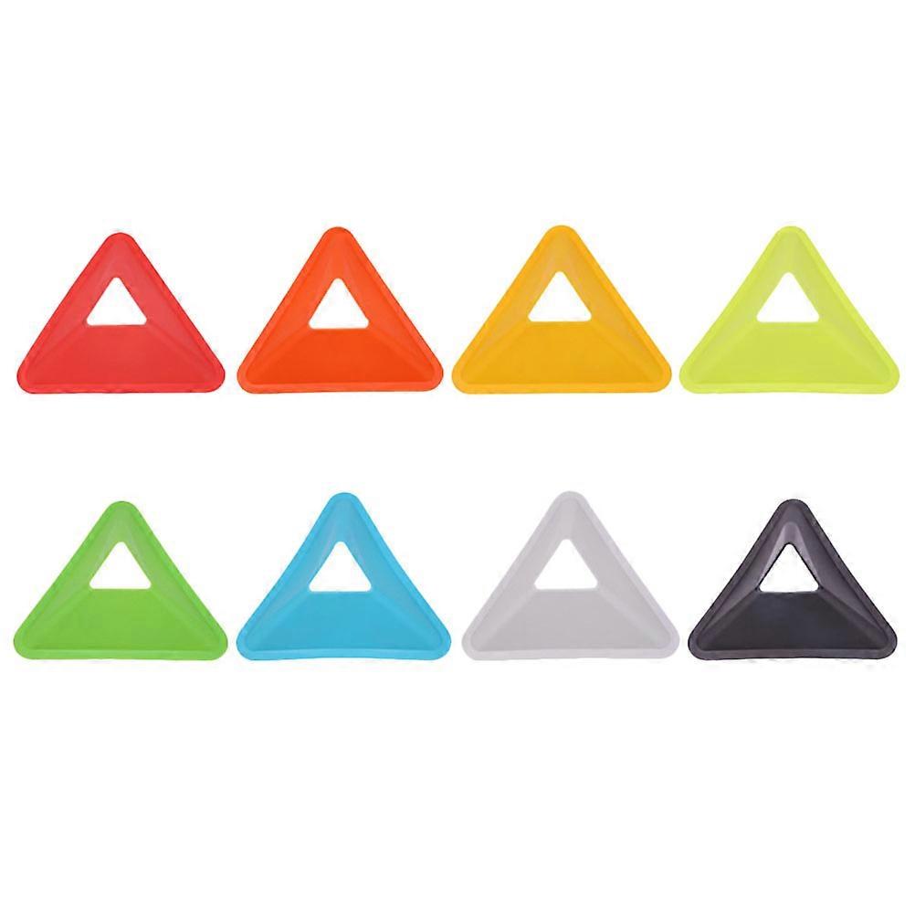 8Pcs Multi-function Soccer Cones Portable Disc Cones Professional Agility Cones