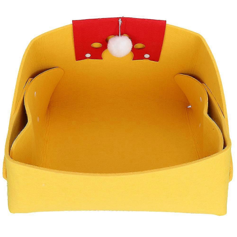 Felt Cat Sleeping Bed Cave - Easy Installation, Quick Rebound, Soft Material