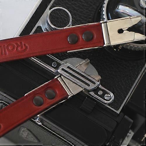 Per tracolla collo in pelle per Rollei Rolleiflex 3.5f 3.5e 3.5t 3.5c 2.8f 2.8e