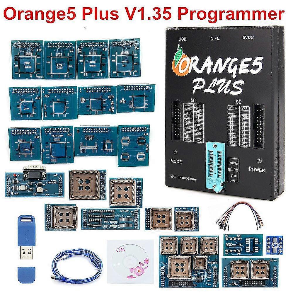 Orange5 plus v1.35 programmer with full adapters  enhanced function ecu programmer for cars