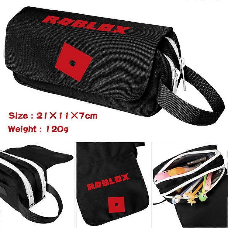 Jeu du monde virtuel Périphérique Imperméable à l’eau Sac à crayons Étudiants Grande Capacité Double Zip Stationery Box Sac à crayons