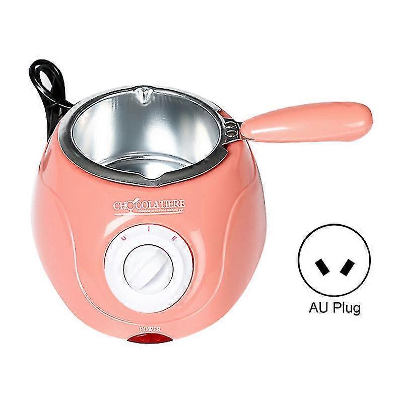 1 σετ 250ml Σοκολάτα Melt Fondue τροφίμων βαθμού ενέργειας-αποταμίευσης Metal Candy Melting Pot Chocolate Fondue Melter Machine Set για το σπίτι