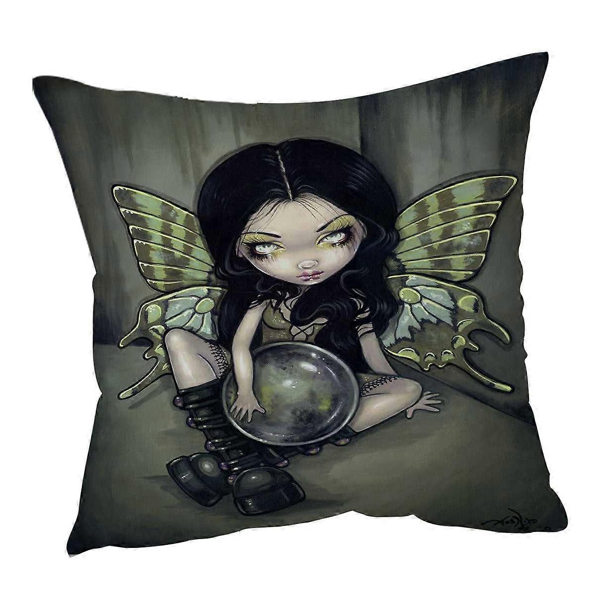 Gothic Art Prints the Mildew Fairy Cushion Cover