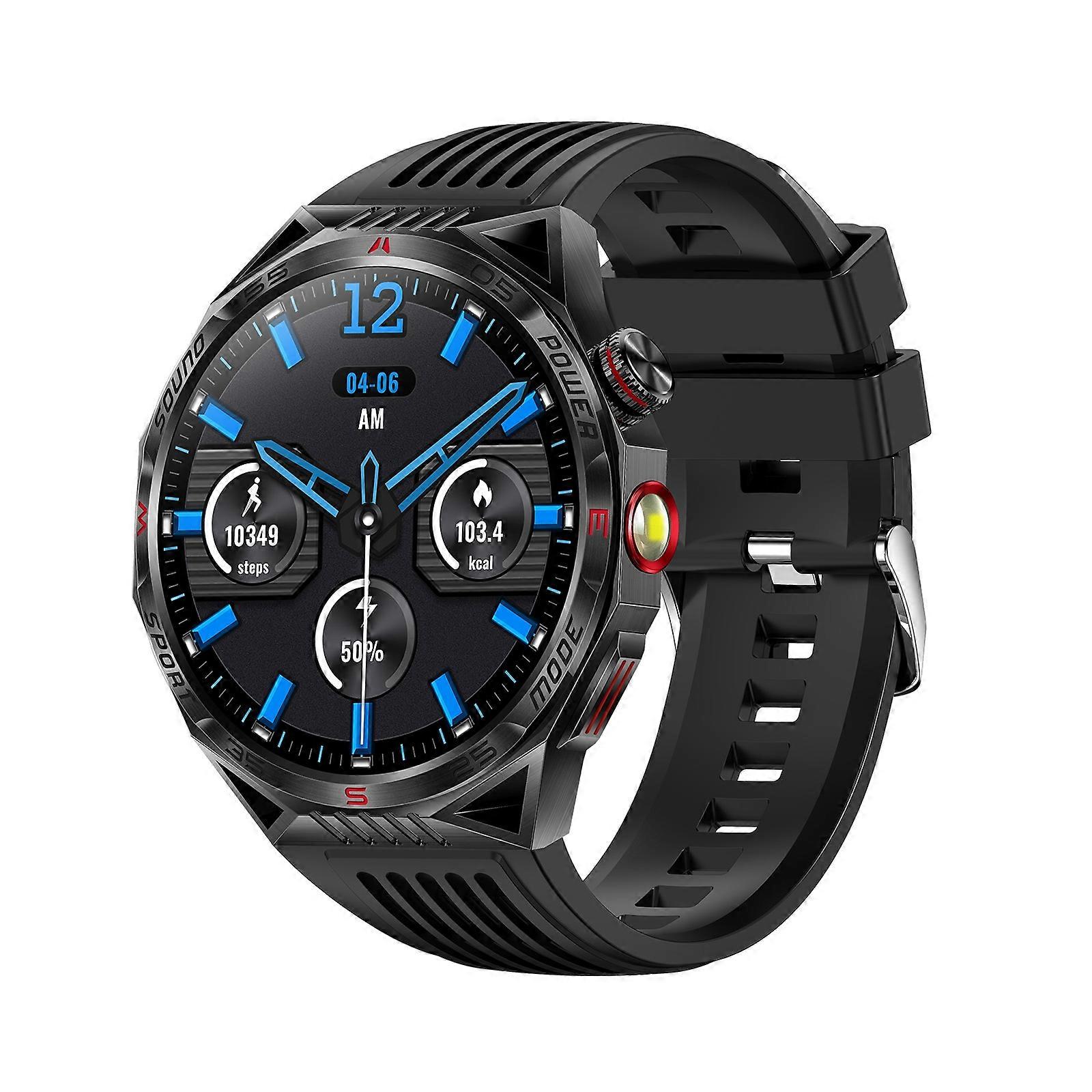 Pulseira de silicone de 1,85 polegadas IP68 à prova d'água relógio inteligente
