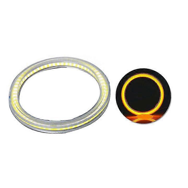 Sinknap 60mm-120mm רכב רכב אוניברסלי Cob עין מלאך הוביל טבעת אור פנס פנס