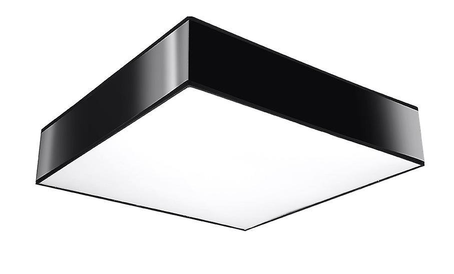 Sollux HORUS SL.0142 Square Flush Light Black 25cm E27
