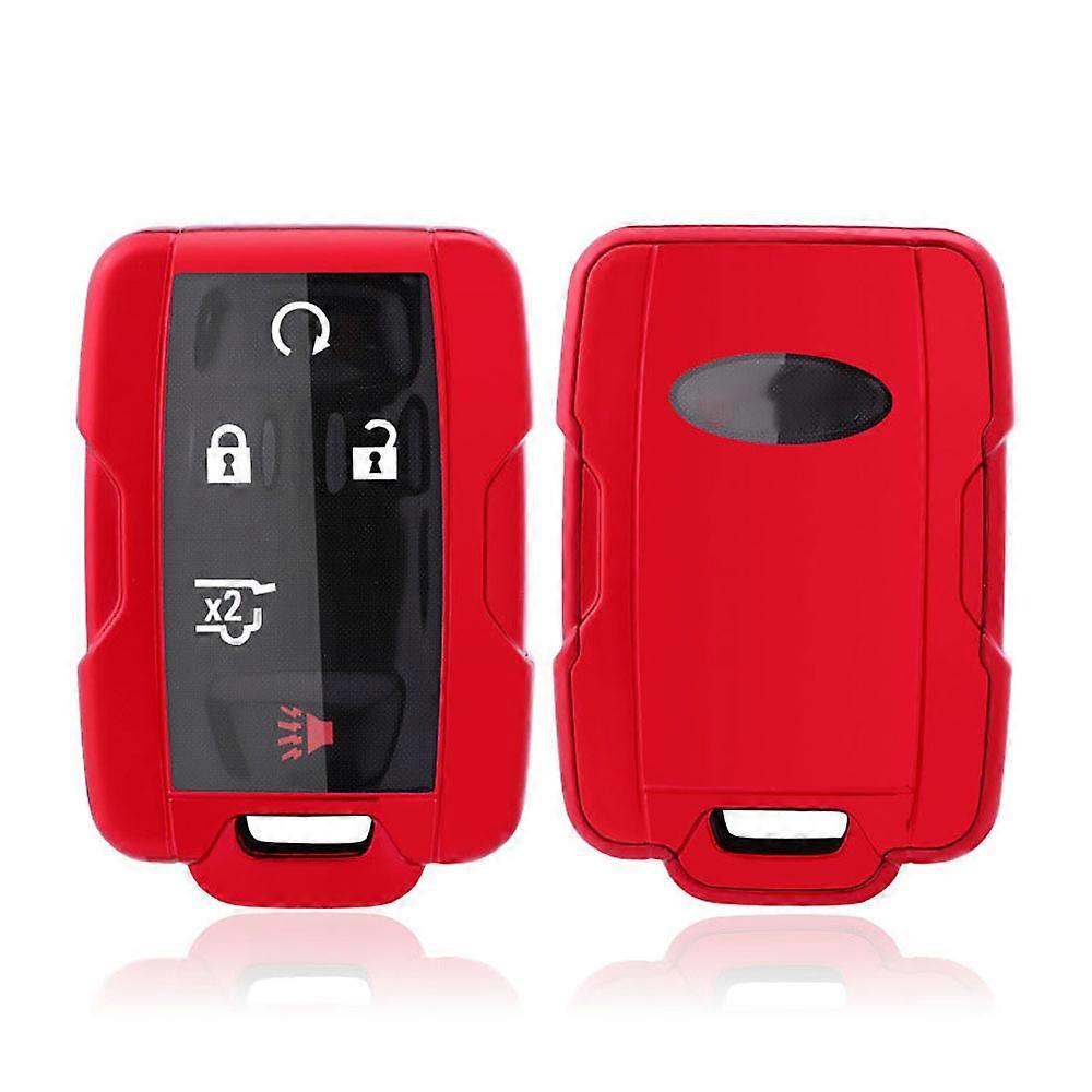 Smart Key Fob Cover Case Smart Remote Control Protector 3/4/5 Button for Red