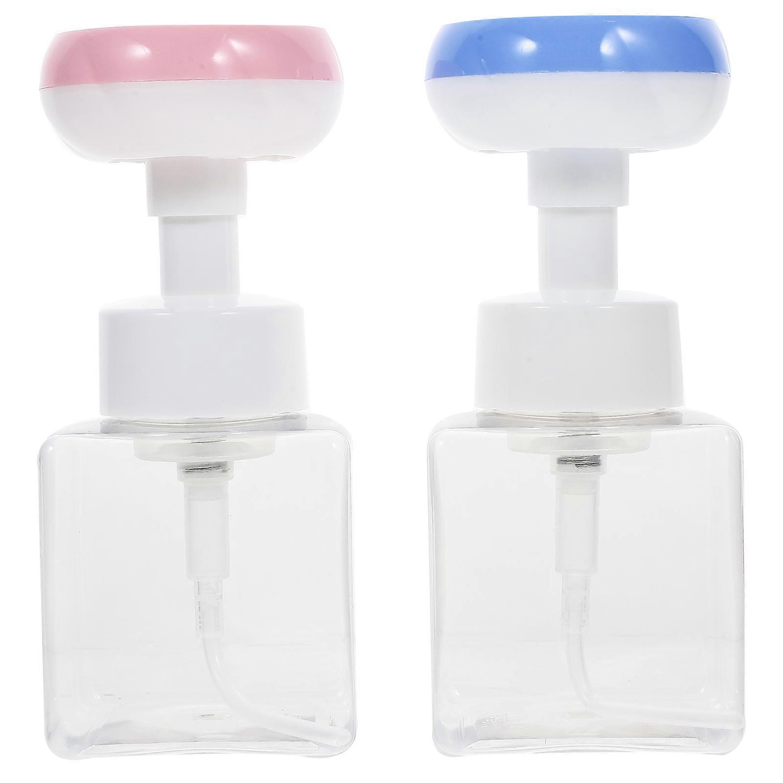 2Pcs Household Foaming Bottle Practical Foaming Soap Dispenser Travel Foaming Bottle(250ml)