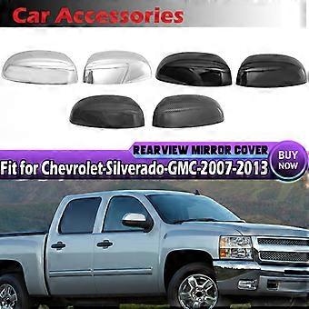 Full Chrome Mirror Cover Caps For Chevy Silverado/GMC Sierra 2007-2013 – Clip-On Pair