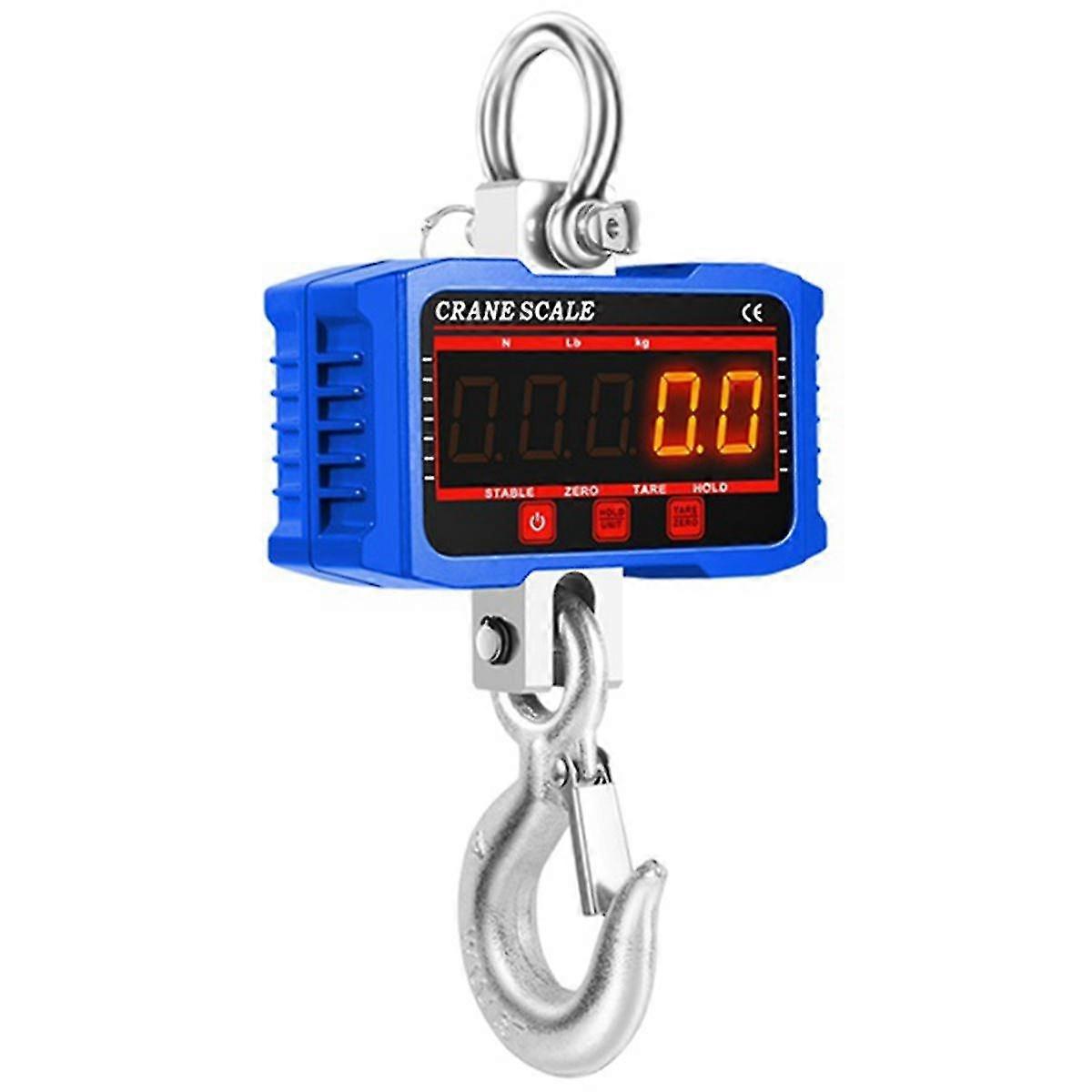 Digital Crane Scale 1500KG Industrial Hanging Scale,Portable Scale Industrial Heavy Duty Crane Scal