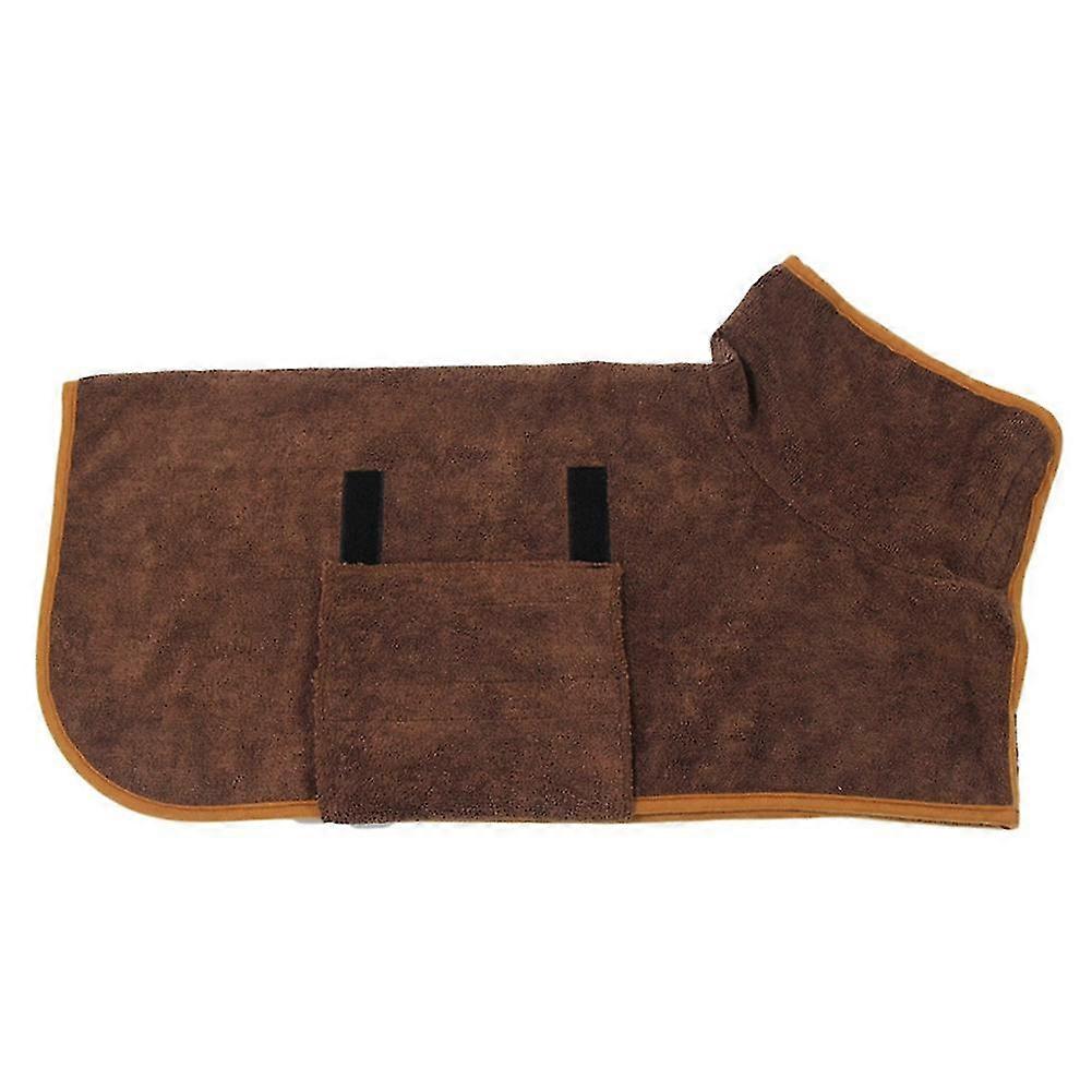 Dog Bathrobe Towel Dog Drying Coat Microfiber Fast Drying Super Absorbent Pet Dog Cat Bath Robe Tow
